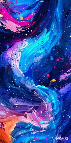 Vibrant and Colorful Abstract Wallpaper