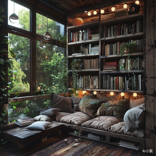 Cozy Small City Loft with Jungle View