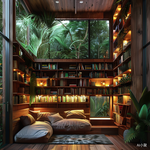 Cozy Small City Loft with Jungle View