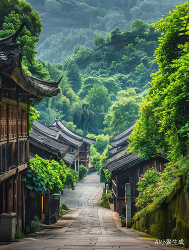 乡村街道风光