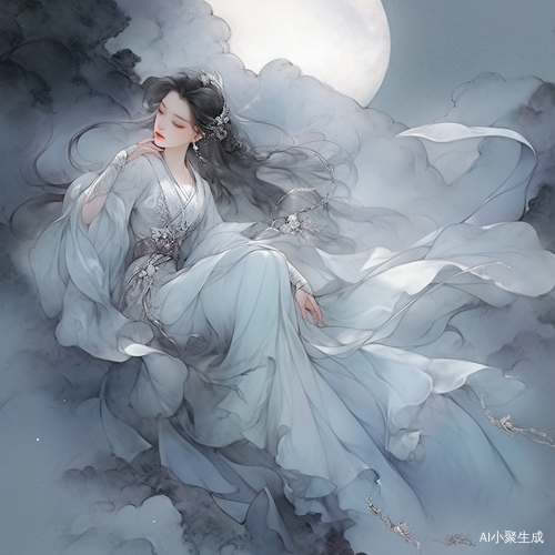 神秘九天玄女：星辰仙景绚烂多彩