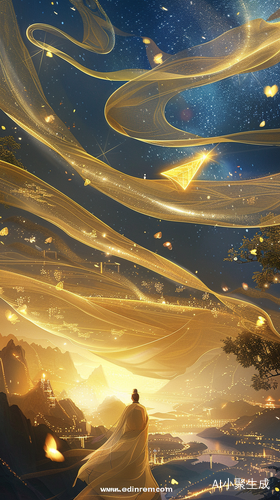 夜空神秘之光