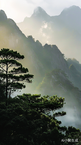 山川瀑布树木：大自然的神秘力量