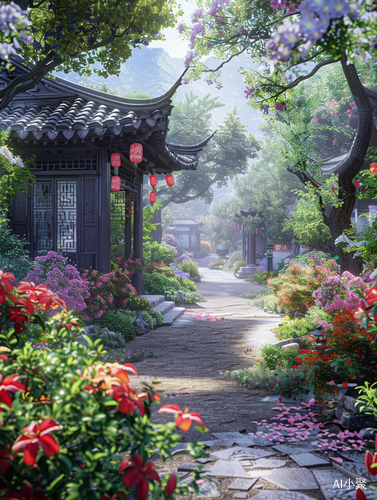 中国花园美景