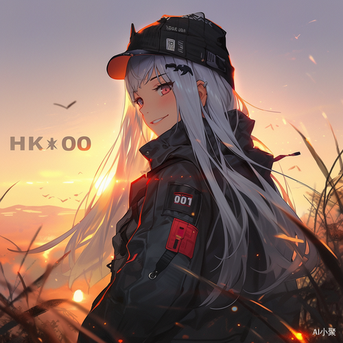 温柔笑靥，HK416的日落邂逅