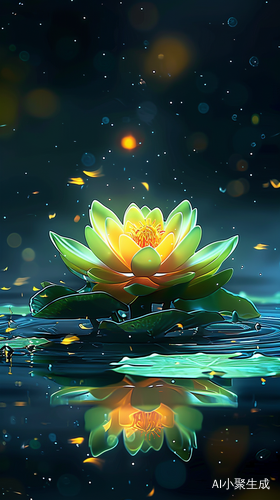 夜间宁静的孤独美