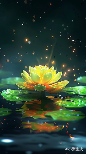 夜间宁静的孤独美