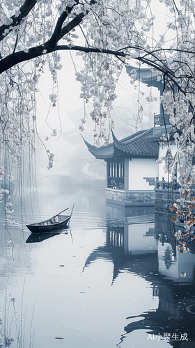 秋分当天的江南水乡景色