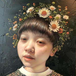少女的美丽芬芳