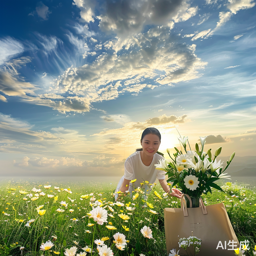 晨曦中的宁静祥和欢迎新的一天
