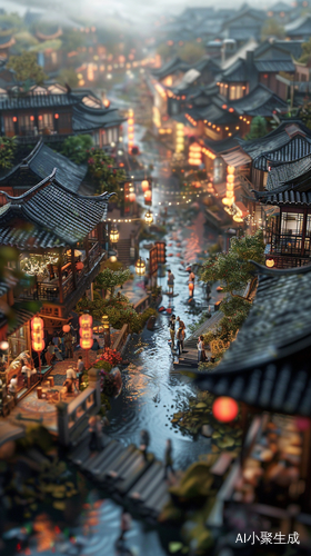 古城风情：客栈酒楼江湖百姓小河