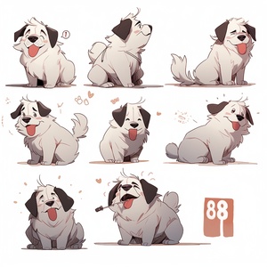 Nine,poses,and,expressions,happy,angles,sadcracking,cut,expected,disappointed,overspeechness,shy,a,so,cute,dog,super,obesity,full,body,white,background,multiple,poses,and,expressions,keithharlem'sgraffiti,style,sharp,illustrations,boldlines,and,solid,colors,simple,details,minimalism,line,artsticker,art,simple,lines,s,750