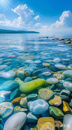 宁静而生动的海洋生态画面