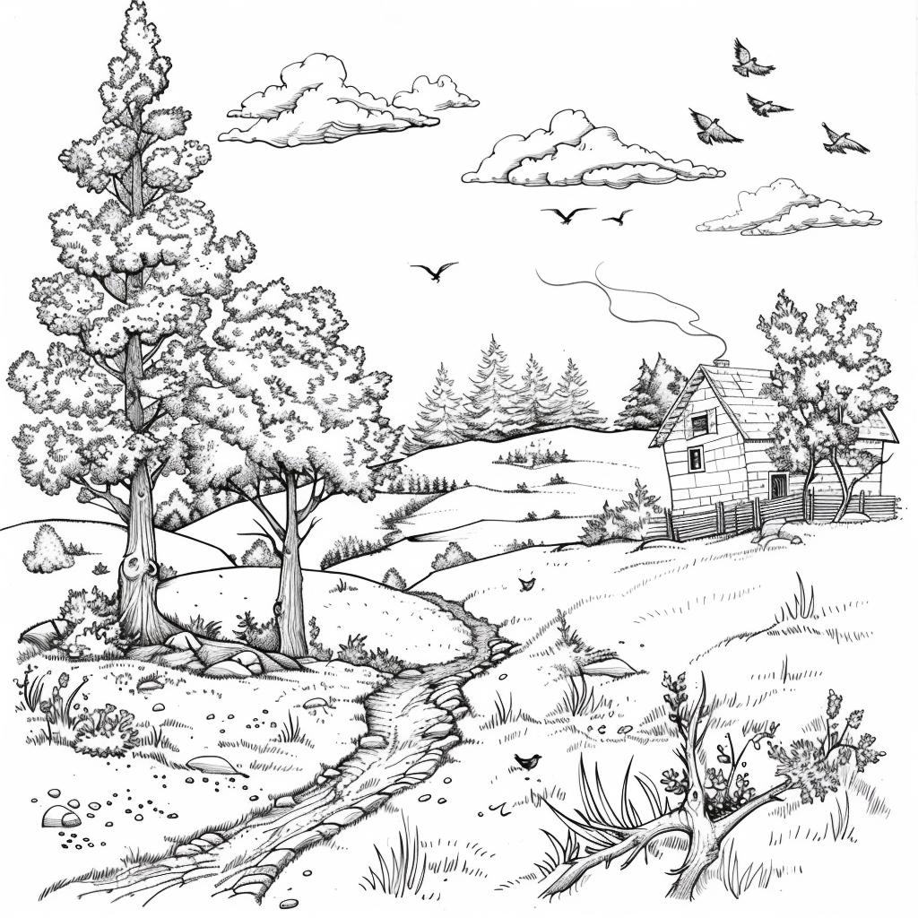 大自然四季的美丽绘本