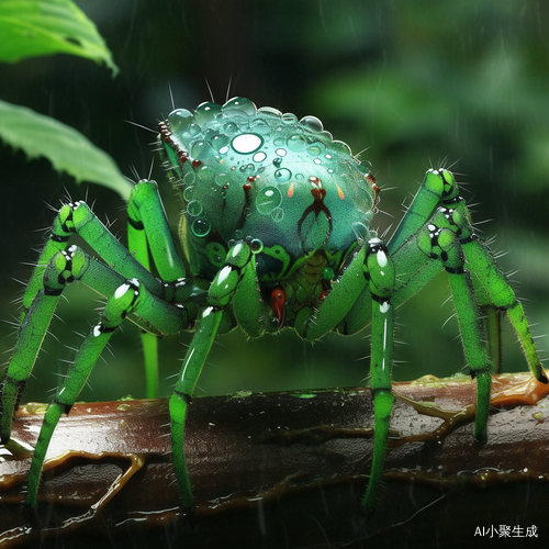 人面魔雷蛛独特的身躯特征与雷电力量