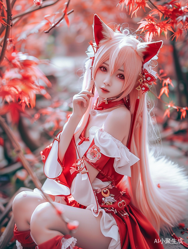 九尾妖狐苏妲己校园红色魅力天蝎美女