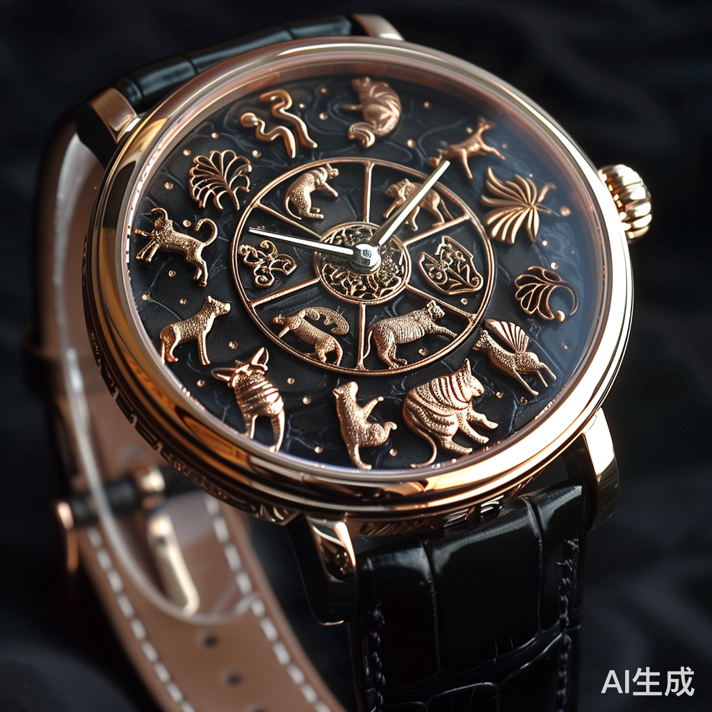 十二生肖兽头腕表设计与十二时辰的完美结合