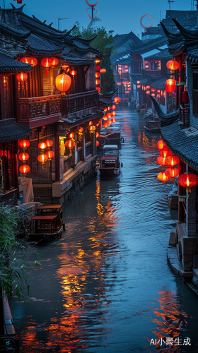梦回唐朝不夜城的繁华夜市