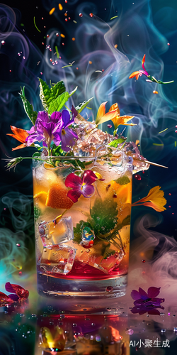 Artistry of Mixology Captured in a Stunning Cocktail Presentation