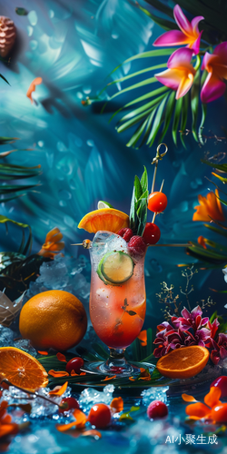Artistry of Mixology Captured in a Stunning Cocktail Presentation