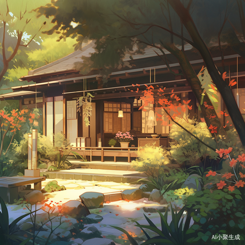 清新温馨花园别墅