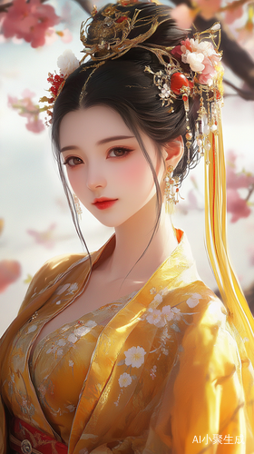 中国古典美女静态肖像展现优雅与绝世容颜