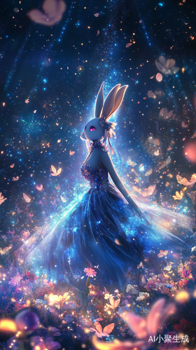舞台上的拟人兔如梦似幻的艺术盛宴