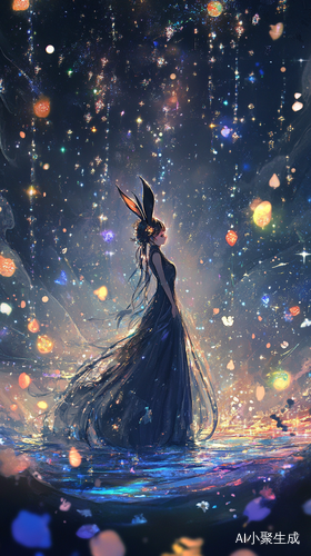 舞台上的拟人兔如梦似幻的艺术盛宴