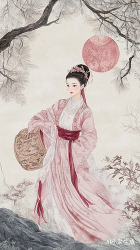 唐朝佳人轻盈舞动仙子降临绝美画卷