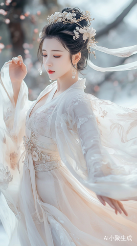 唐朝风韵佳人翩翩起舞的绝美画卷