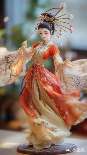 唐朝风韵佳人翩翩起舞的绝美画卷
