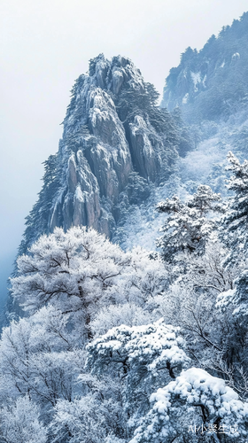 老君山雪景的震撼与治愈