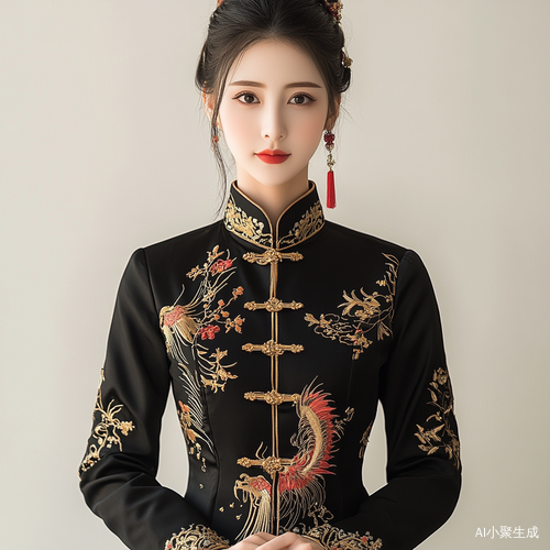 高贵奢华的中国风西装外套展示