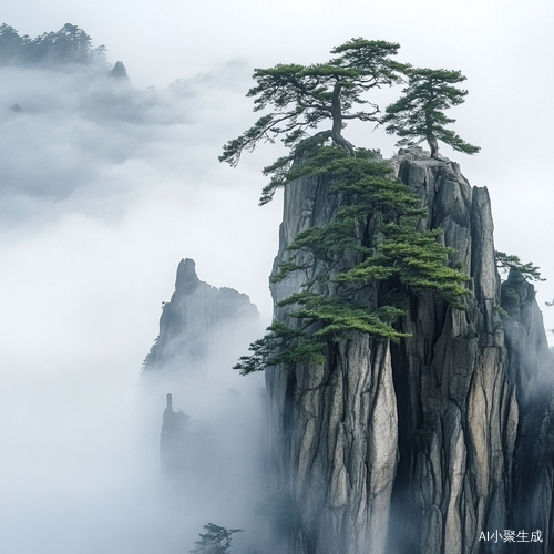 黄山雾气缭绕的神秘魅力与诗意景色