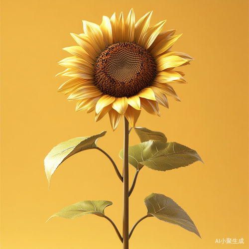 向日葵图像可抠图纯色背景