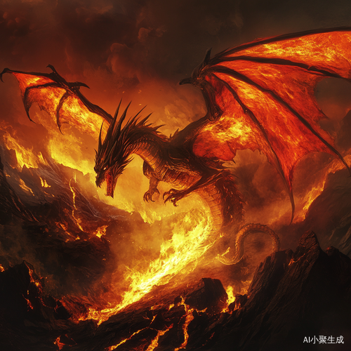 火龙喷火的火山凶神恶煞