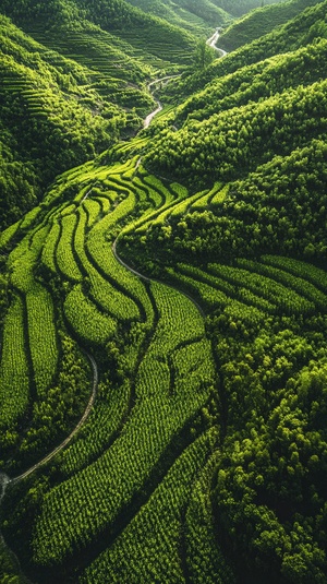 一望无际的芦苇丛，自然，远景，航拍