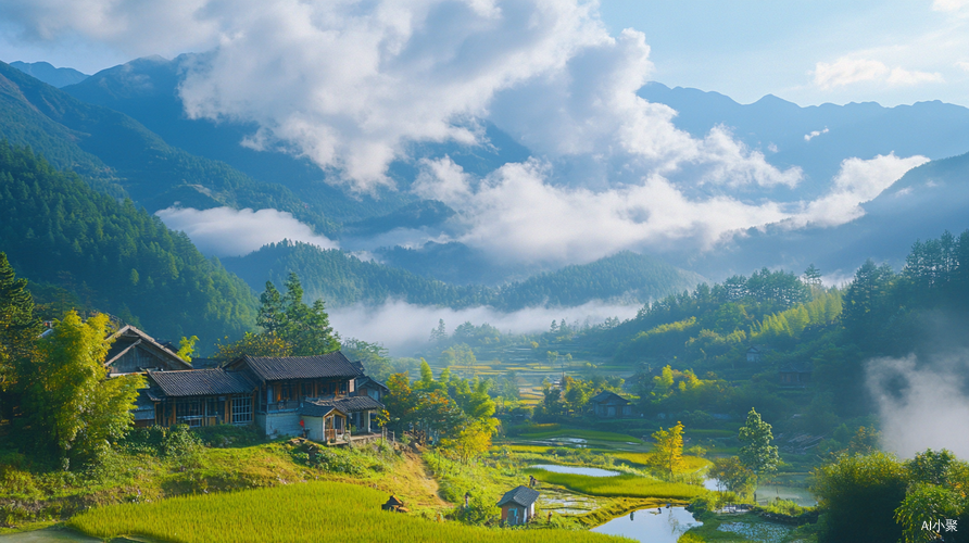 如画山水与宫崎骏风景的绝美旅游地