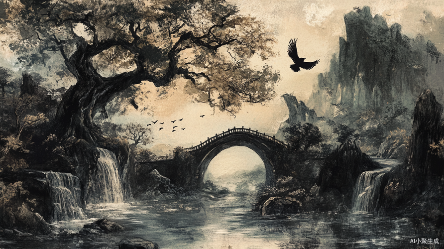 乡村黄昏景色萦绕人心