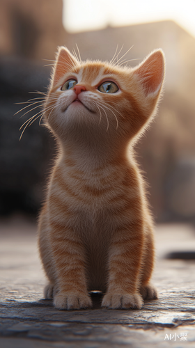 30 Postures and Expressions of a Little Cat in Disney Style