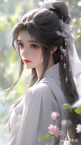 现代都市丽人加长半身照可爱迷人小仙女形象