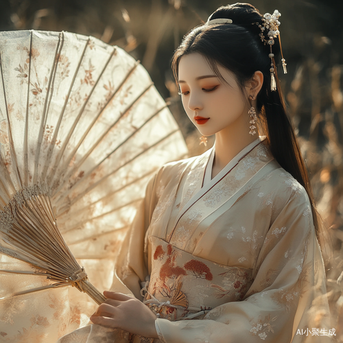 冷艳赤足汉服女侠