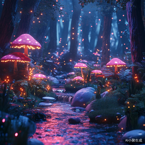 梦幻魔法森林梦境氛围场景设计