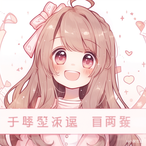 抖音搞笑动画女孩Ryu粉色睡衣与笑脸表情的创意视频