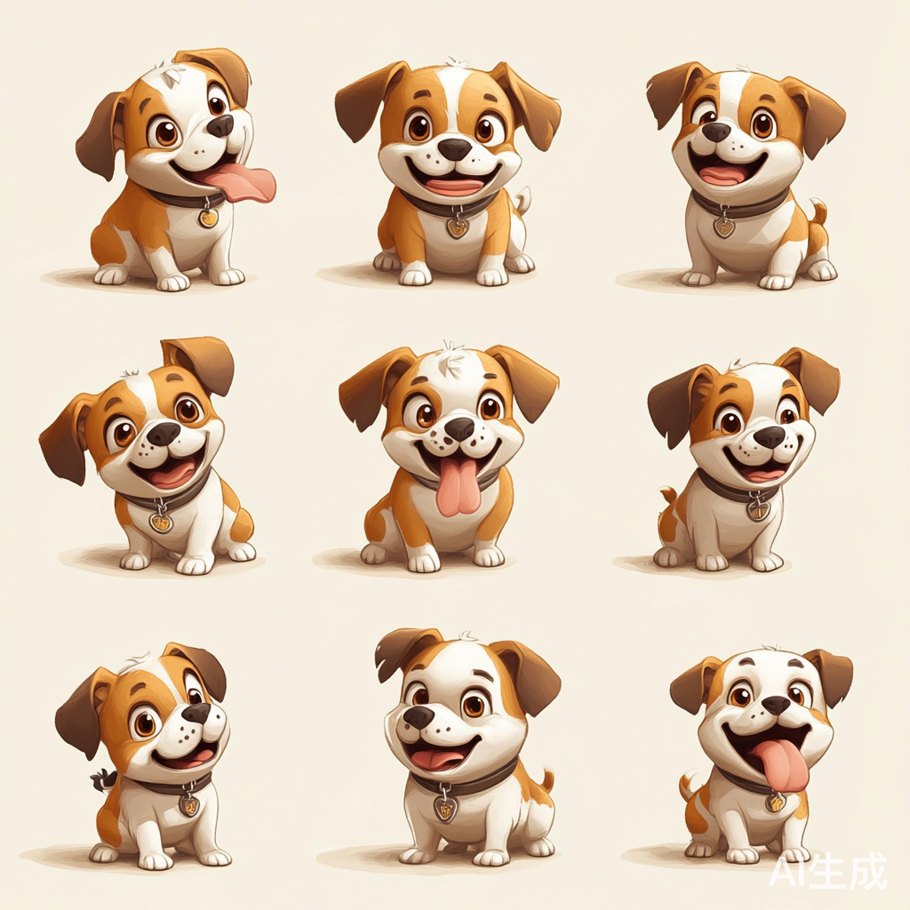 可爱古风小狗表情包系列