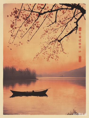 杭州西湖美景宣传海报
