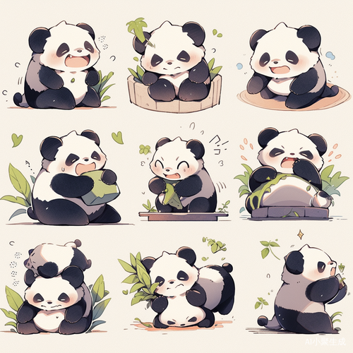 可爱的大熊猫