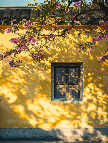 Springtime Light and Shadows in Ancient Jiangnan Town