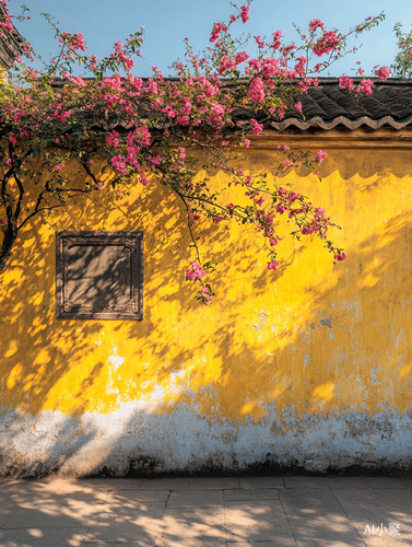 Springtime Light and Shadows in Ancient Jiangnan Town