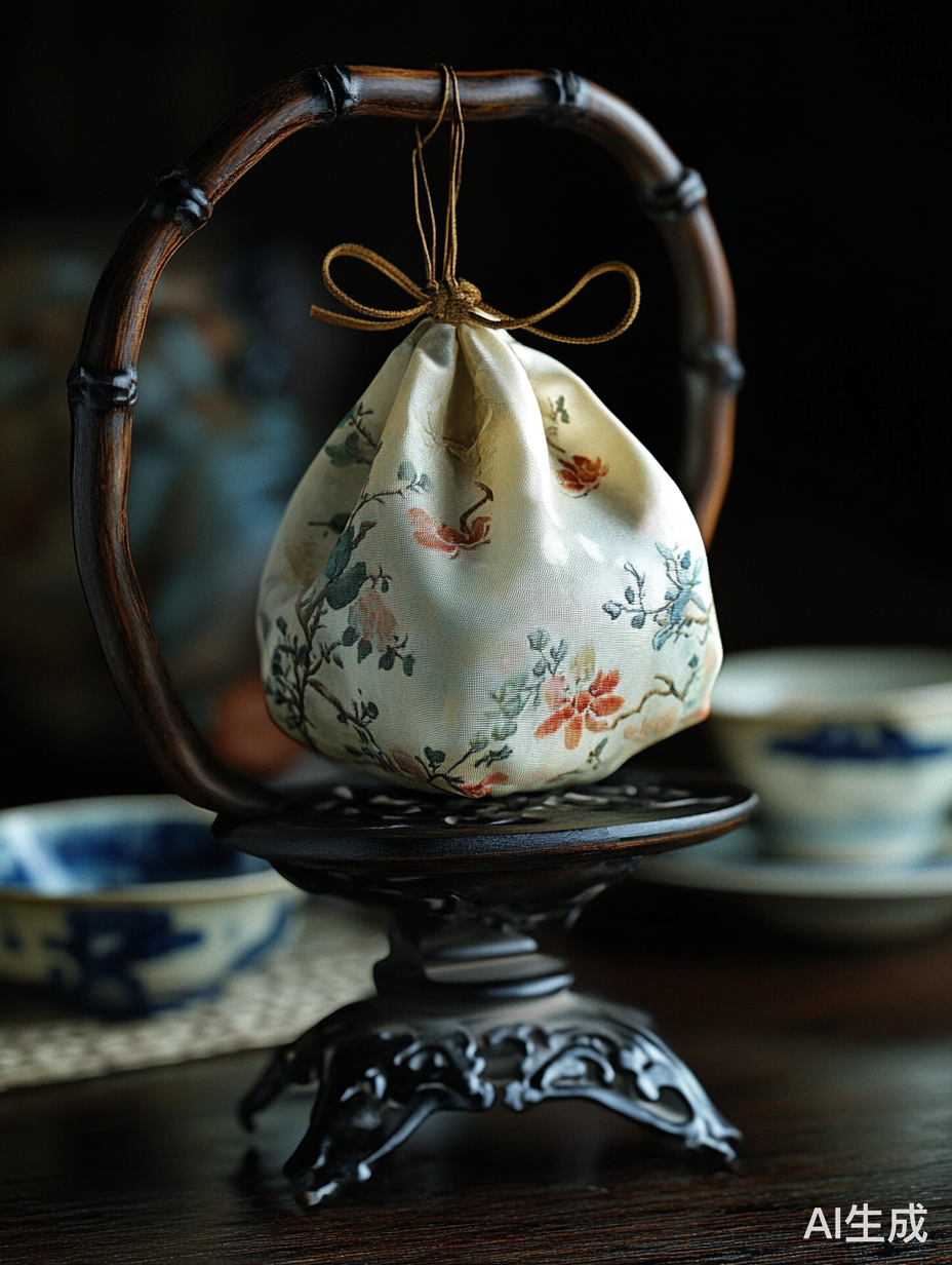 展台精致香囊展示